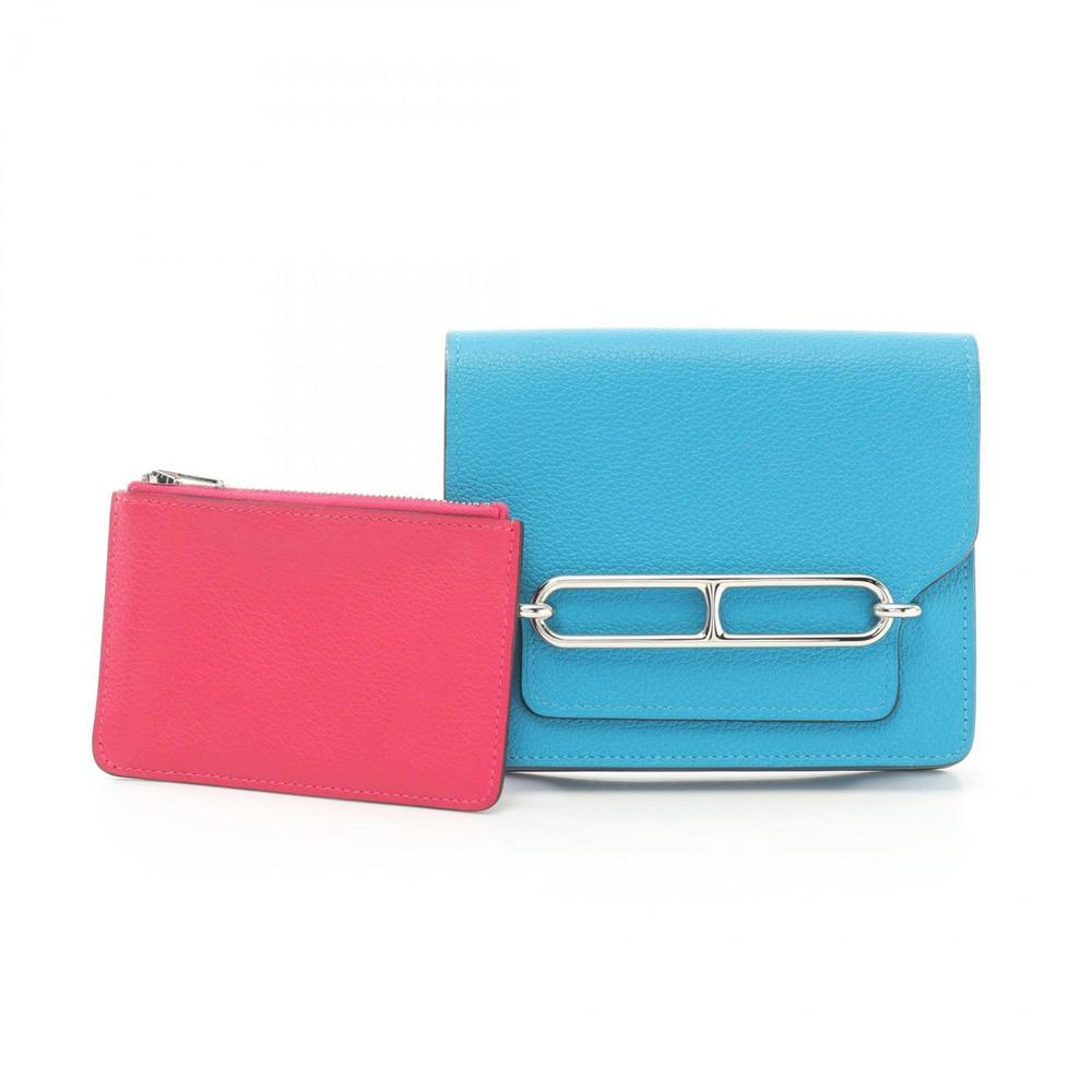 HERMES Blue Wallet - Picture 6 of 9